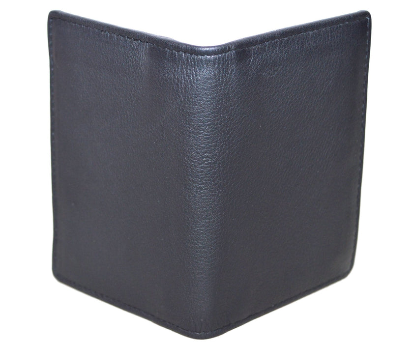 Touro Signature Leather Wallets Pebble Grain Gusset Card