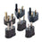 Voltage Valet - Non-Grounded Adaptor Plugs - P6B - Set of 6 | Types A, B, C, D, E, and F